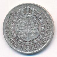 Svédország 1930G 1Kr Ag "V. Gusztáv" T:2-
Sweden 1930G 1 Krona Ag "Gustaf V" C:...