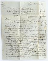 1848 december 20. Érdekes levél Úry Józsefnek, honvédnak, a Károlyiak jogászának bácsikájától 3 beírt oldalon