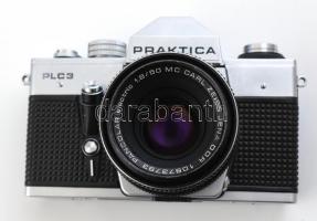 Praktica fényképezőgép felszerelés: Praktica PLC3 fényképezőgép, 2 db objektívvel: Pentacon 3,5/30, ...