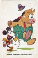 1935 Heres something to tickle you! Mickey Mouse. Walter E. Disney AR. i. B. 1791. (EB)