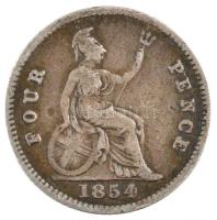 Nagy-Britannia 1842. 4p Ag "Viktória" T:2- Great Britain 1842. 4 Pence Ag "Victoria" C:VF Krause KM#731