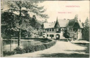 Thurzófüred, Kupele Turzo (Gölnicbánya, Gelnica); Thurzó ház a tóval / villa with lake