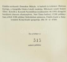 Tóth Árpád összes versei versfordításai és novellái. Bp., 1967, Magyar Helikon. Számozott (2100/515....