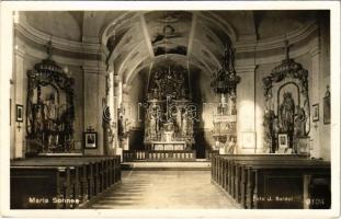 1940 Dolní Dvoriste, Unterhaid; Wallfahrtskirche Maria Schnee beim Heiligen Stein / Svaty Kámen nad Malsí / pilgrimage church, interior. Foto J. Seidel