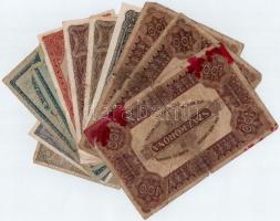 1920. 20f + 50f + 1K (2x) + 2K "2aa" + 10K (2x) + 20K + 100K (3x) T:II--IV