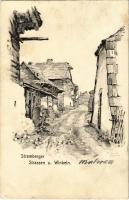 1910 Stramberk, Stramberg; Strassen u. Winkeln / street view (EK)