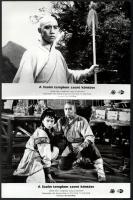 1985 A Saolin templom szent köntöse című kínai film jelenetei, 8 db produkciós filmfotó, 18x24 cm