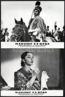 1966 Háború és béke című szovjet film jelenetei, 11 db produkciós filmfotó, 18x24 cm