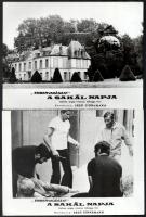 1973 A Sakál napja című angol-francia film jelenetei, 13 db produkciós filmfotó, 18x24 cm