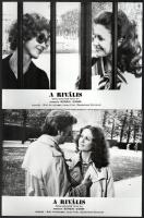 1974 A rivális című francia film jelenetei, 11 db produkciós filmfotó, 18x24 cm