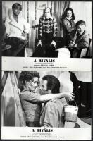 1974 A rivális című francia film jelenetei, 11 db produkciós filmfotó, 18x24 cm