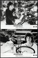 1986 Rövidzárlat című amerikai sci-fi film jelenetei, 7 db produkciós filmfotó, 18x24 cm