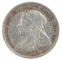 Nagy-Britannia 1900. 3p Ag "Viktória" T:2-
Great Britain 1900. 3 Pence Ag "Victoria&...