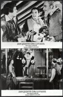 1973 Don Quijote újra lovagol című spanyol-mexikói film jelenetei, 10 db produkciós filmfotó, 18x24 ...