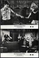 1964 Szerzetesek géppisztollyal című olasz film jelenetei, 9 db produkciós filmfotó, 18x24 cm