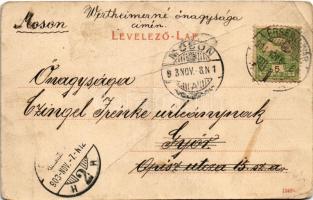 1903 Érsekújvár, Nové Zamky; Központi Gáz és Villamossági részv. társ. Gázgyár, gyár felszentelése. ...