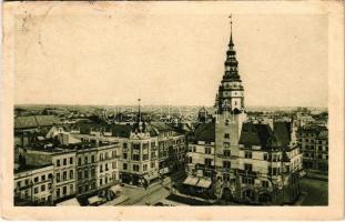 Opava, Troppau; gegen Osten / general view, town hall (EB)