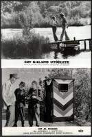 cca 1980 előtt készült külföldi filmekből egy-egy jelenet, 13 db produkciós filmfotó, 18x24 cm