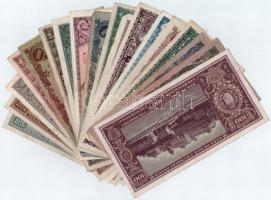 1945-1946. 100P-1.000.000BP (18xklkf) T:II-III-