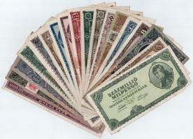 1945-1946. 100P-1.000.000BP (18xklkf) T:II-III-