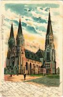 1899 (Vorläufer) Olomouc, Olmütz; Dom / cathedral. Regel & Krug litho (EB)