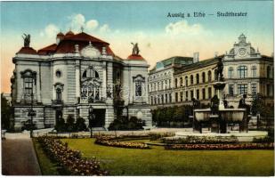 Ústí nad Labem, Aussig; Stadttheater / theatre