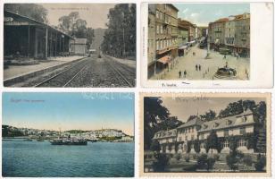 20 db RÉGI külföldi város képeslap / 20 pre-1945 European town-view postcards