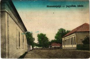 1920 Monostorpályi, jegyzőlak és iskola