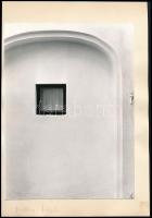 1973 Markó Ödön (1920-1984) győri fotóművész hagyatékából vintage fotóművészeti alkotás (Fonalak), a...