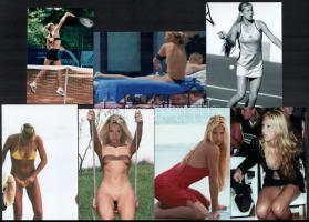 Anna Kurnyikova teniszező 7 db erotikus részben manipulált fényképfelvétel 9x12 cm