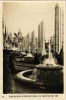 1929 Barcelona, Exposición Internacional de Barcelona, Avenida Reina Maria Cristina / International Exposition, Avenue Queen Maria Christina