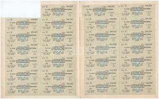 Budapest 1942. "A Magyar Királyság 3%-kal Kamatozó Törlesztéses Államadóssága" kötvénye 25...