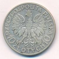 Lengyelország 1932. 10Zl Ag London T:2 patina Poland 1932. 10 Zlotych Ag London C:XF patina Krause Y...