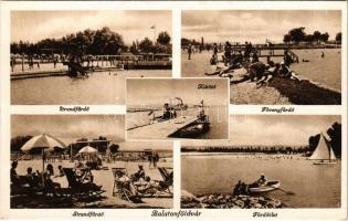Balatonföldvár, strandfürdő, fövenyfürdő, kikötő