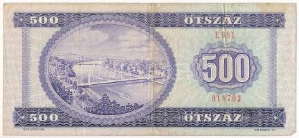 1990. 500Ft "E 081 018703" T:III
Adamo F43