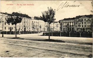 1911 Zagreb, Zágráb; Trg. dra. Ante Starcevica / square. W.L. Bp. 7463.
