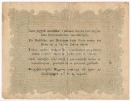 1848. 10Ft "Kossuth Bankó" "Hb 9733 50" T:III- 
Adamo G111