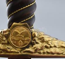 NBH Nemzetbiztonsági Hivatal dísztőr, réz hüvellyel 35 cm