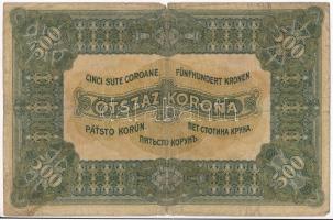 1920. 500K "Orell Füssli Zürich" T:III-
Hungary 1920. 500 Korona "Orell Füssli Züric...