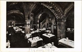 1934 Firenze, Antica Trattoria gia Paoli / restaurant, interior (EM)