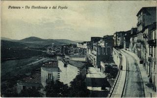 Potenza, Via Meridionale e del Popolo / street view (EK)