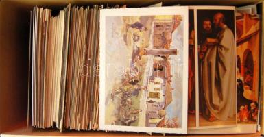 500 darabos modern festménylap gyűjtemény szép állapotban, strapabíró dobozban