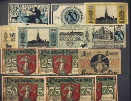 Német Birodalom/Weimari Köztársaság 1920-as évek eleje 348db szükségbankjegy, kevés duplával T:I (tö...