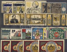 Német Birodalom/Weimari Köztársaság 1920-as évek eleje 348db szükségbankjegy, kevés duplával T:I (tö...