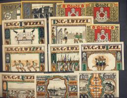 Német Birodalom/Weimari Köztársaság 1920-as évek eleje 348db szükségbankjegy, kevés duplával T:I (tö...