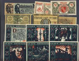 Német Birodalom/Weimari Köztársaság 1920-as évek eleje 348db szükségbankjegy, kevés duplával T:I (tö...