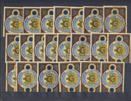 Német Birodalom/Weimari Köztársaság 1920-as évek eleje 348db szükségbankjegy, kevés duplával T:I (tö...