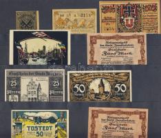 Német Birodalom/Weimari Köztársaság 1920-as évek eleje 348db szükségbankjegy, kevés duplával T:I (tö...