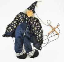 Marionet boszorkány, jó állapotban, 80cm