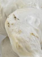 Medvebocsok birkóznak, fehér mázas porcelán, jelzés nélkül, kopott, apró lepattanás, jelzett, m:12cm